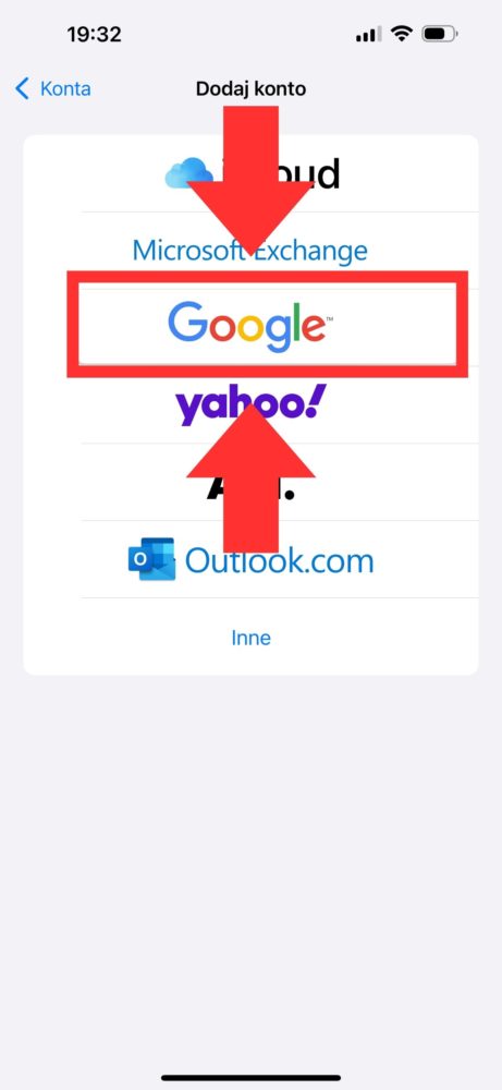 Jak przenieść kontakty z Androida na iPhone'a? Konto Google
