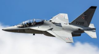 Rozbił się wojskowy odrzutowiec, pilot zginął na miejscu. Są nagrania z katastrofy