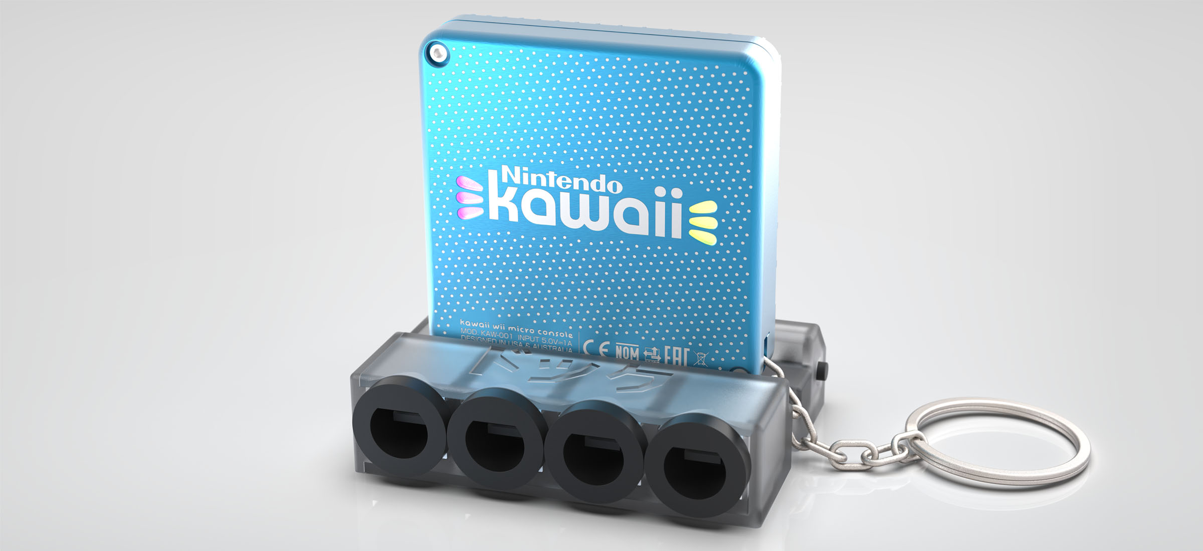 Nintendo Kawaii - sporą konsolę zmieścili w breloczku. Tak fani przerobili kultowy sprzęt