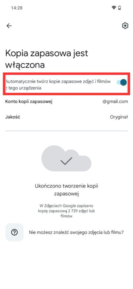 Jak przenieść zdjęcia z Androida na iPhone? Automatyczne tworzenie kopii zapasowej