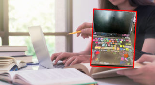Pokazał, jak wyglądają komputery zwracane przez uczniów na koniec roku. Patrzenie boli