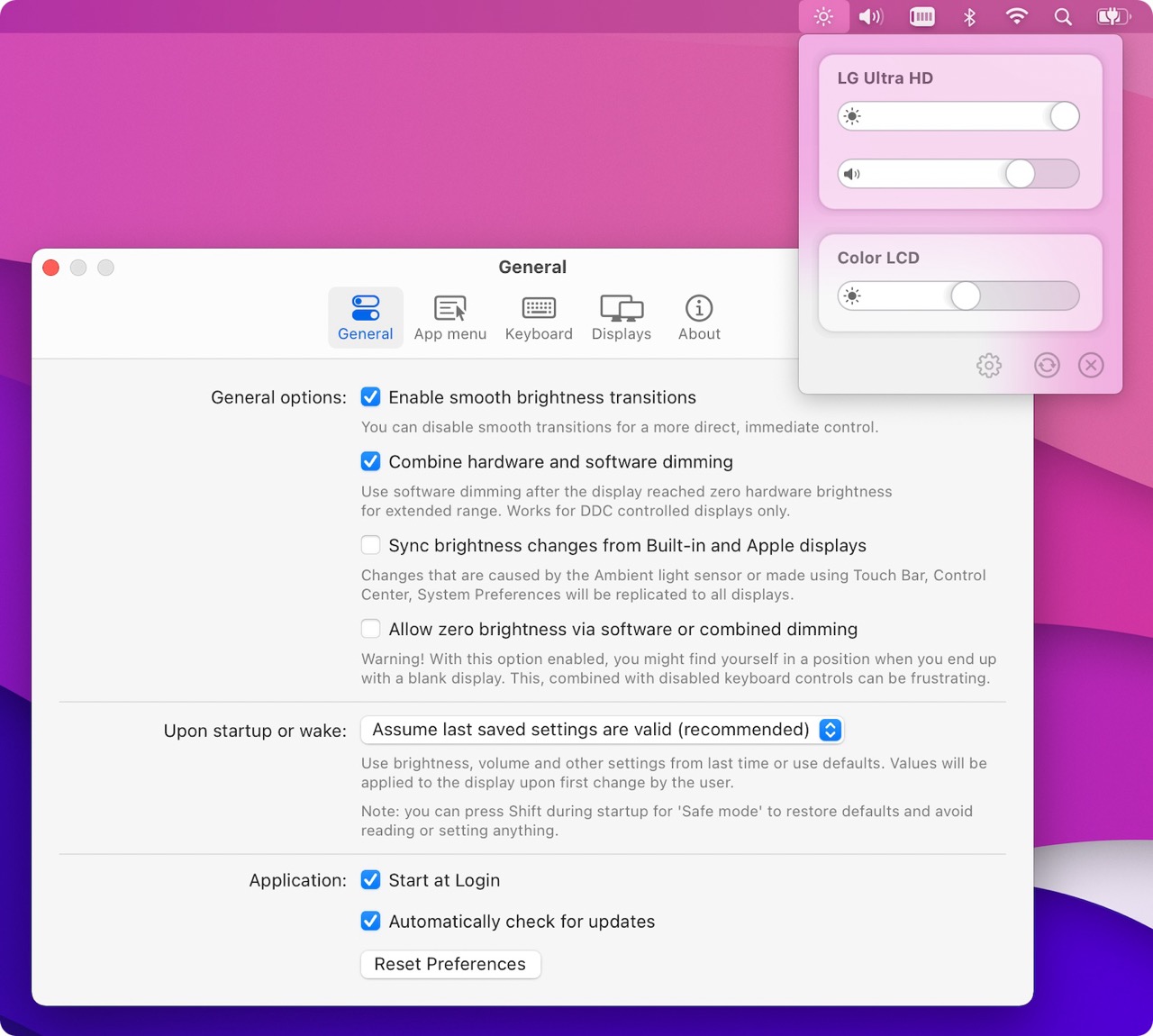 aplikacje Mac MonitorControl