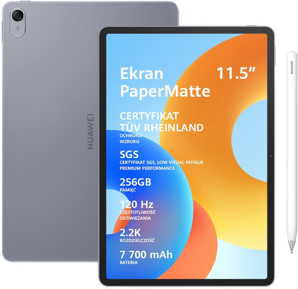 Jaki tablet kupić dla ucznia w 2025? Huawei MatePad 11.5 2 gen. PaperMatte Edition 