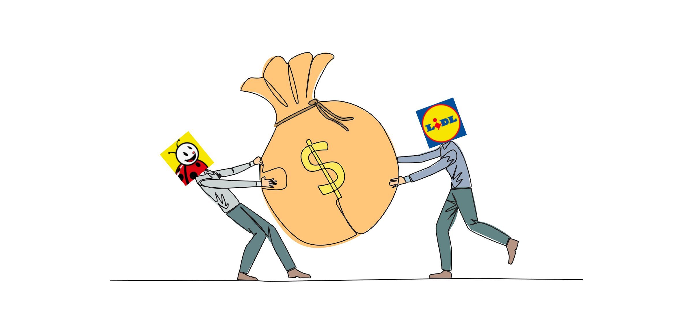 biedronka kontra lidl