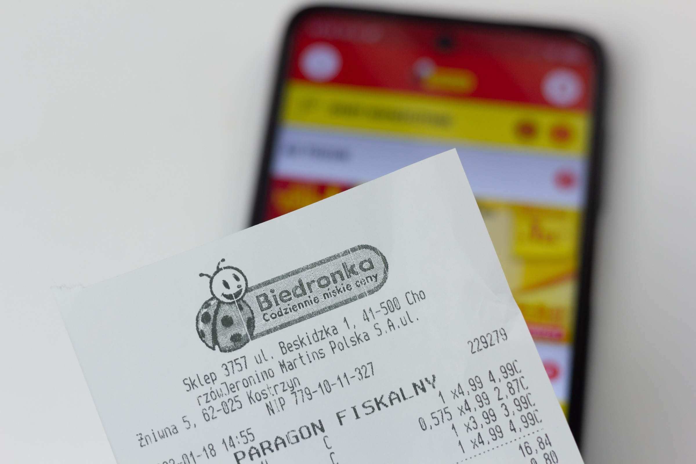 biedronka sms