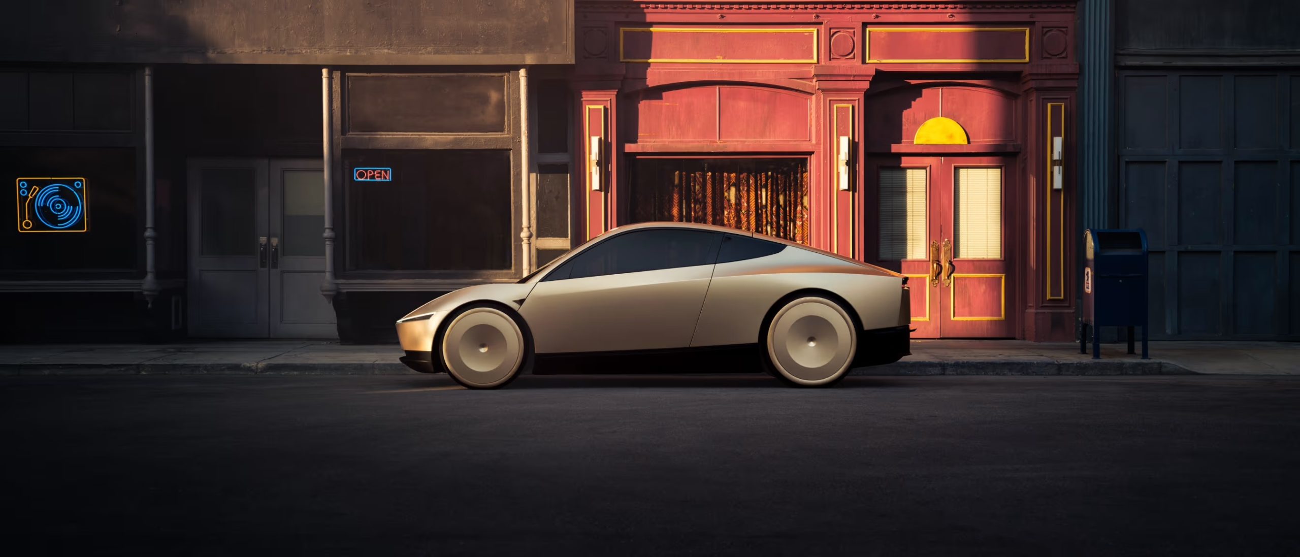 Elon Musk pokazał Robotaxi. Zamawiasz przejazd i przyjeżdża Cybercab