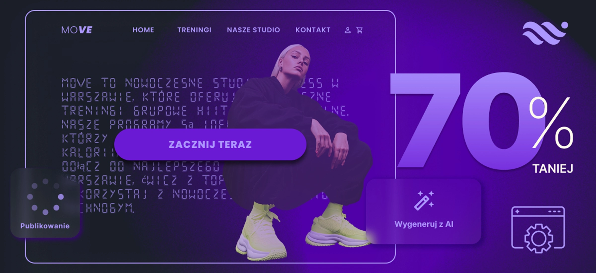 Tworzenie stron internetowych nigdy nie było tak proste. WebWave oferuje 70% zniżki na Black Friday