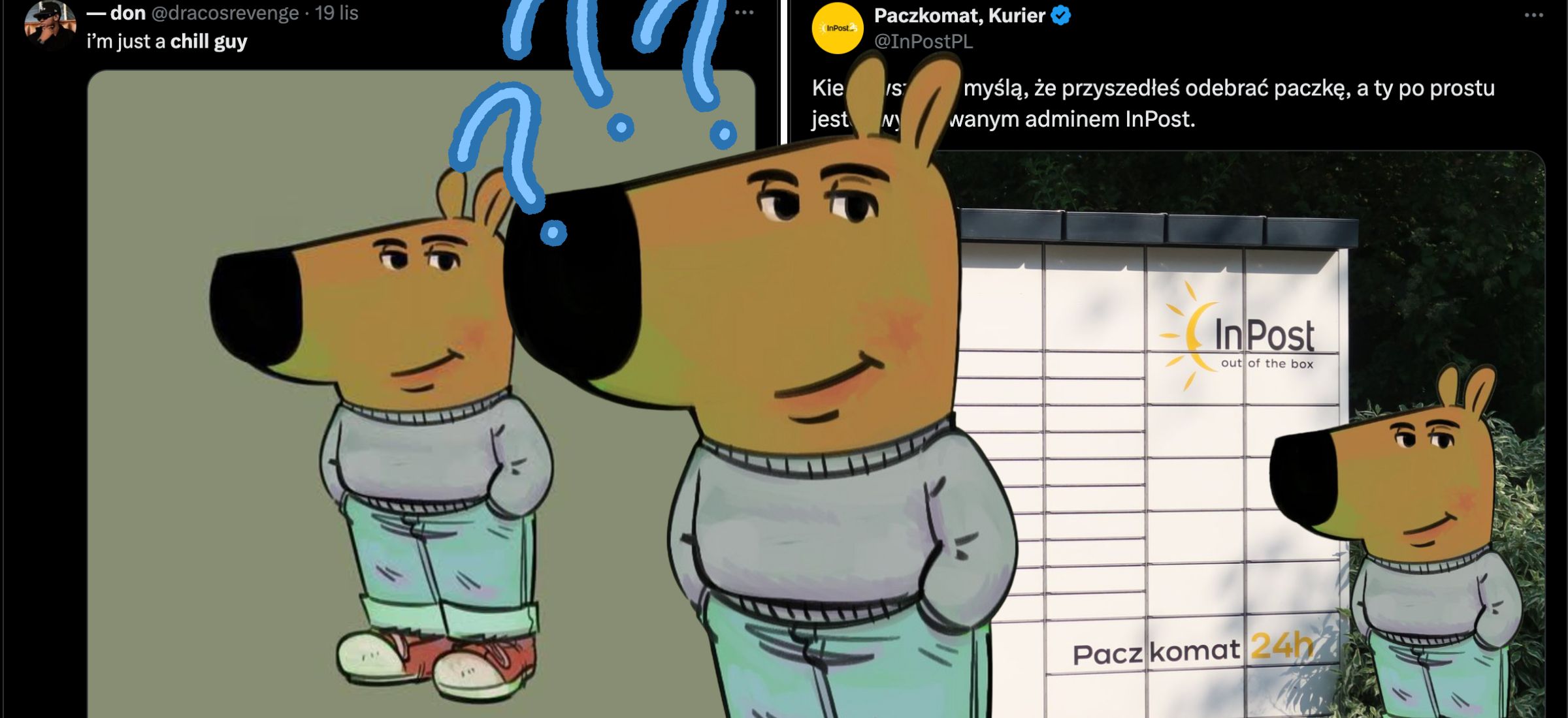 Jestem wyluzowanym ziomkiem. O co chodzi z nowym memem Chill Guy?