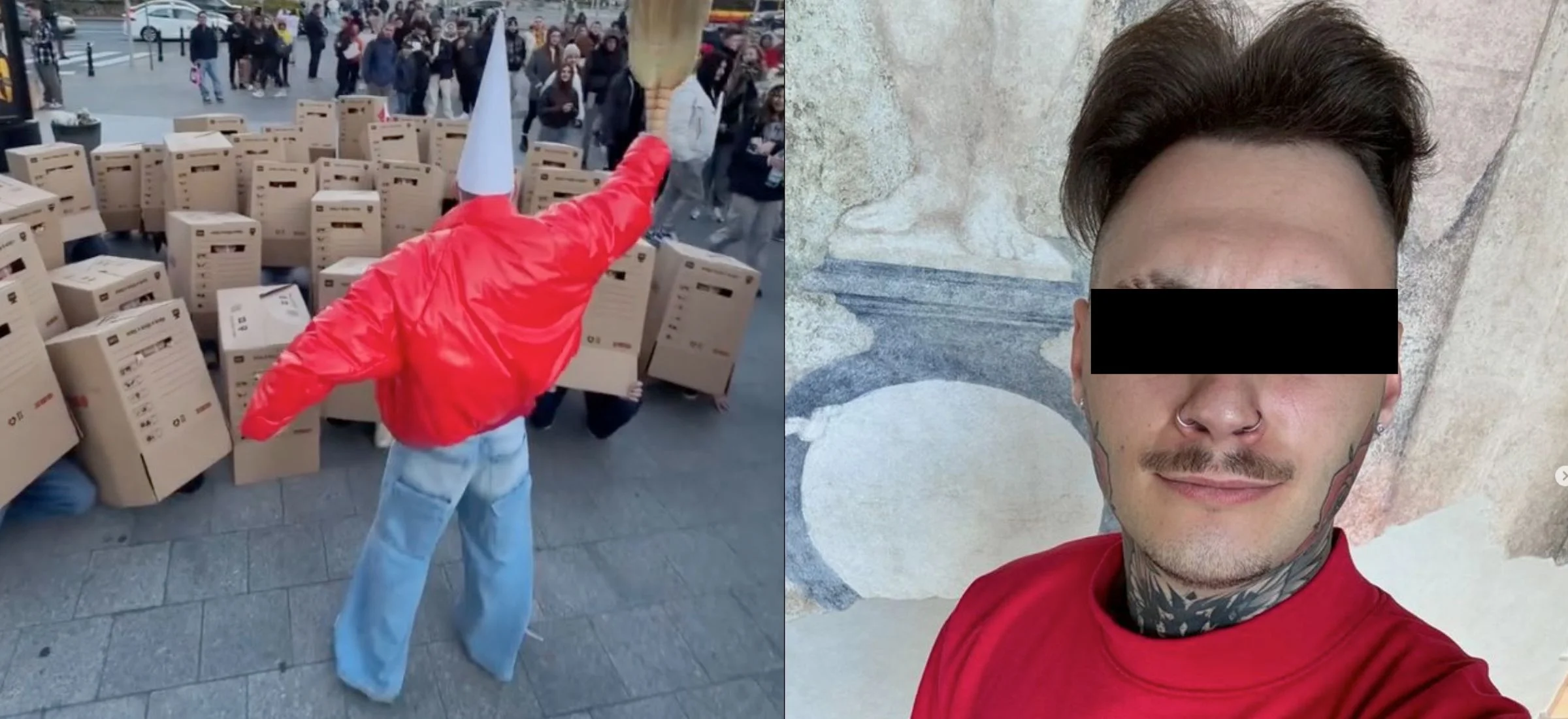 Crawly zatrzymany. Gnom z TikToka już nie będzie terroryzował galerii handlowych 
