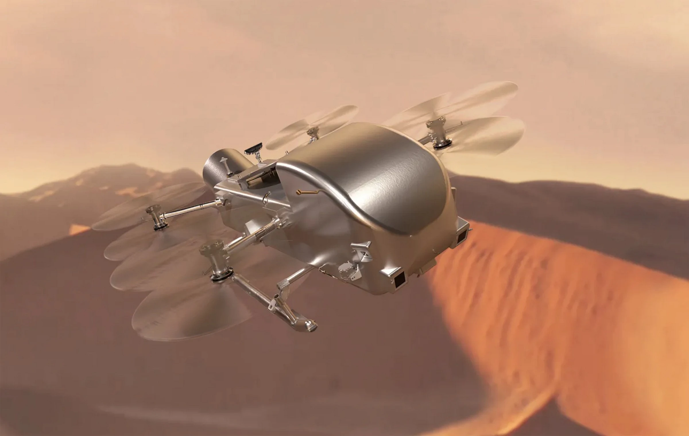 Atomowy dron NASA poleci rakietą SpaceX na księżyc Saturna. Poszuka odpowiedzi na najważniejsze pytanie