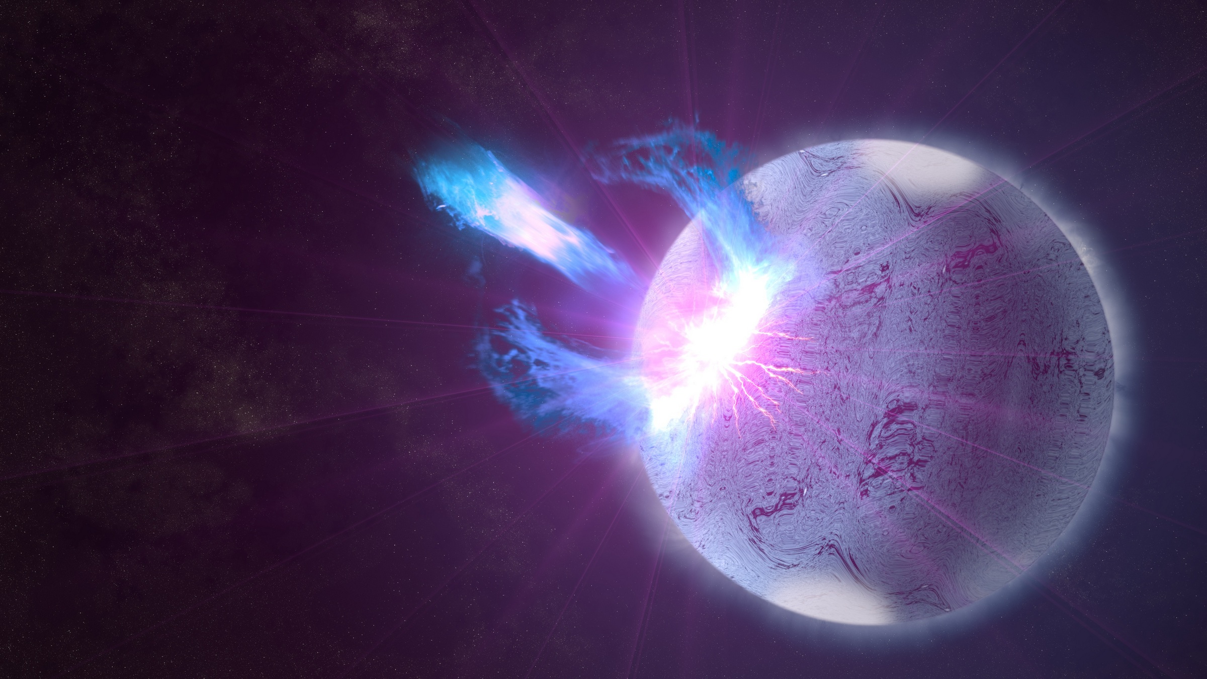 Ta gwiazda neutronowa kręci się najszybciej w całym Wszechświecie. I non-stop wybucha