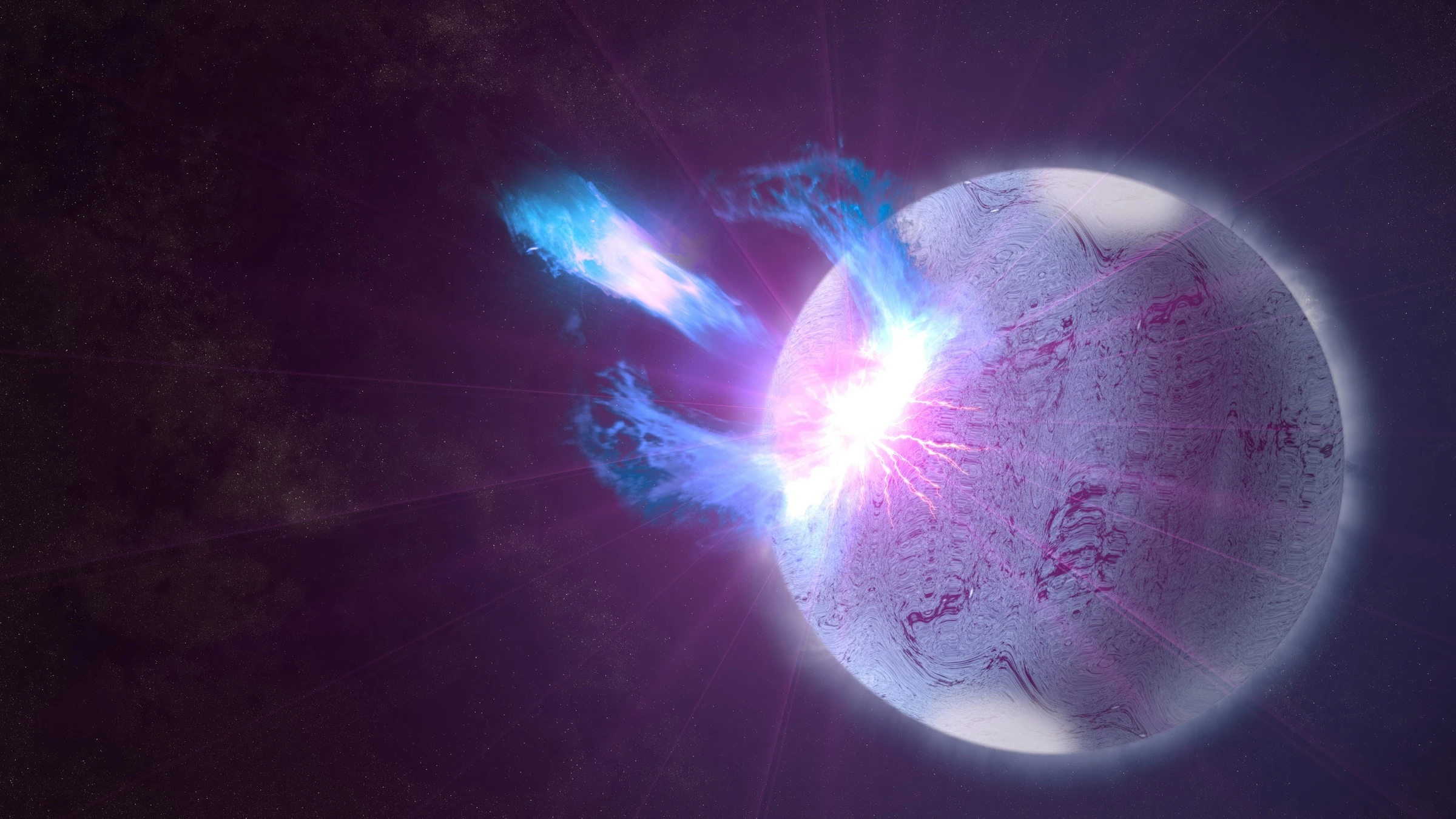 Ta gwiazda neutronowa kręci się najszybciej w całym Wszechświecie. I non-stop wybucha