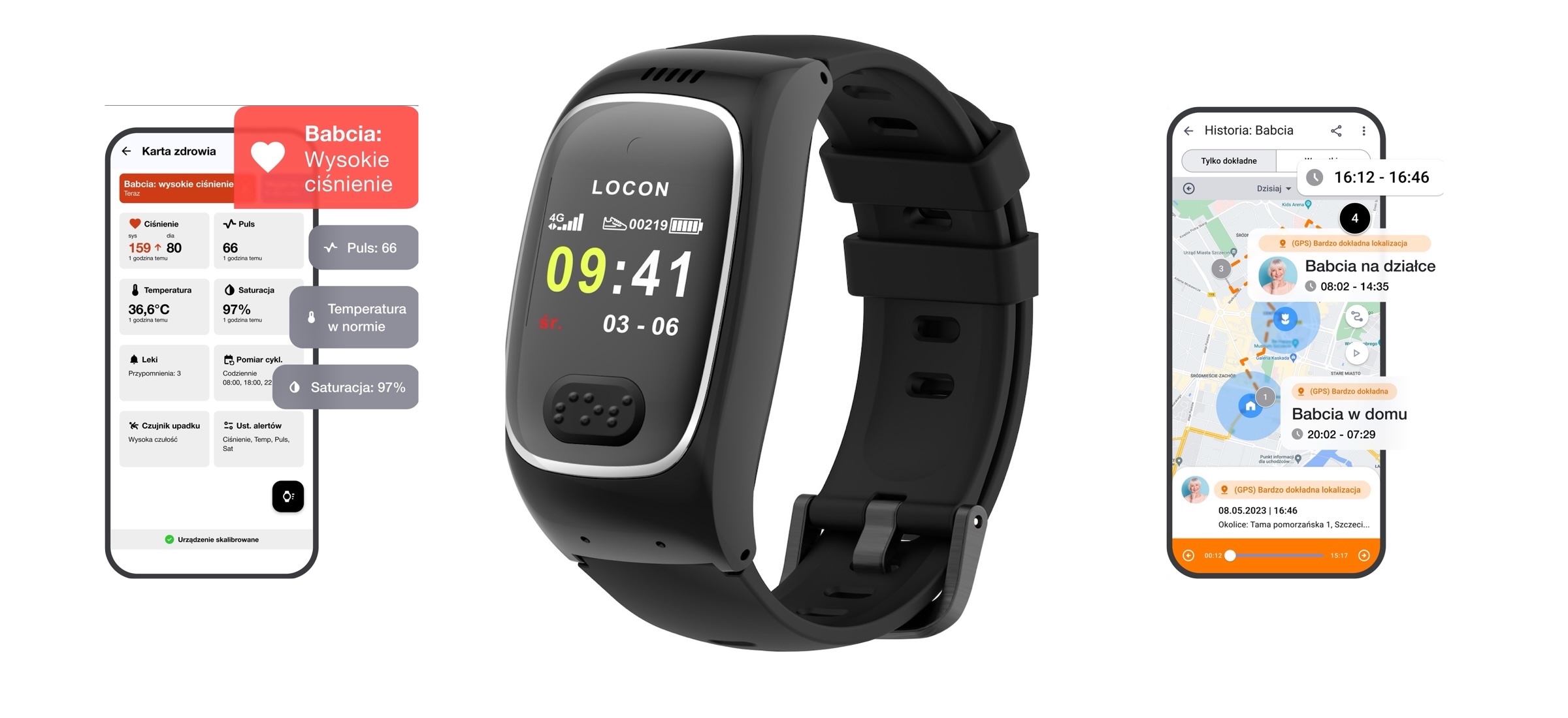opaska sos locon orange 00