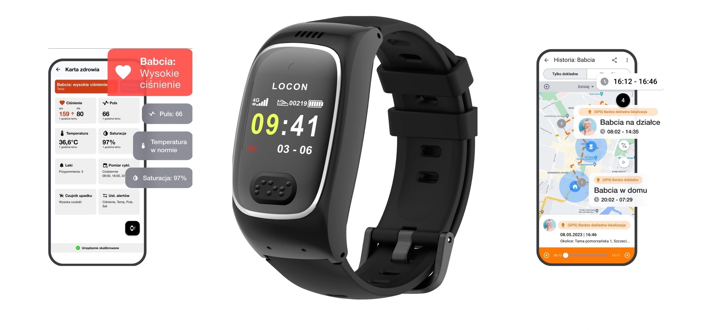 opaska sos locon orange 00