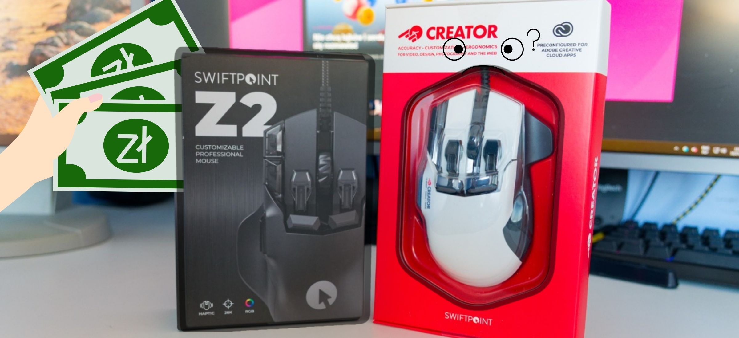 Oto Swiftpoint Z2. Ta myszka za 1099 zł ma więcej przycisków niż twoje auto
