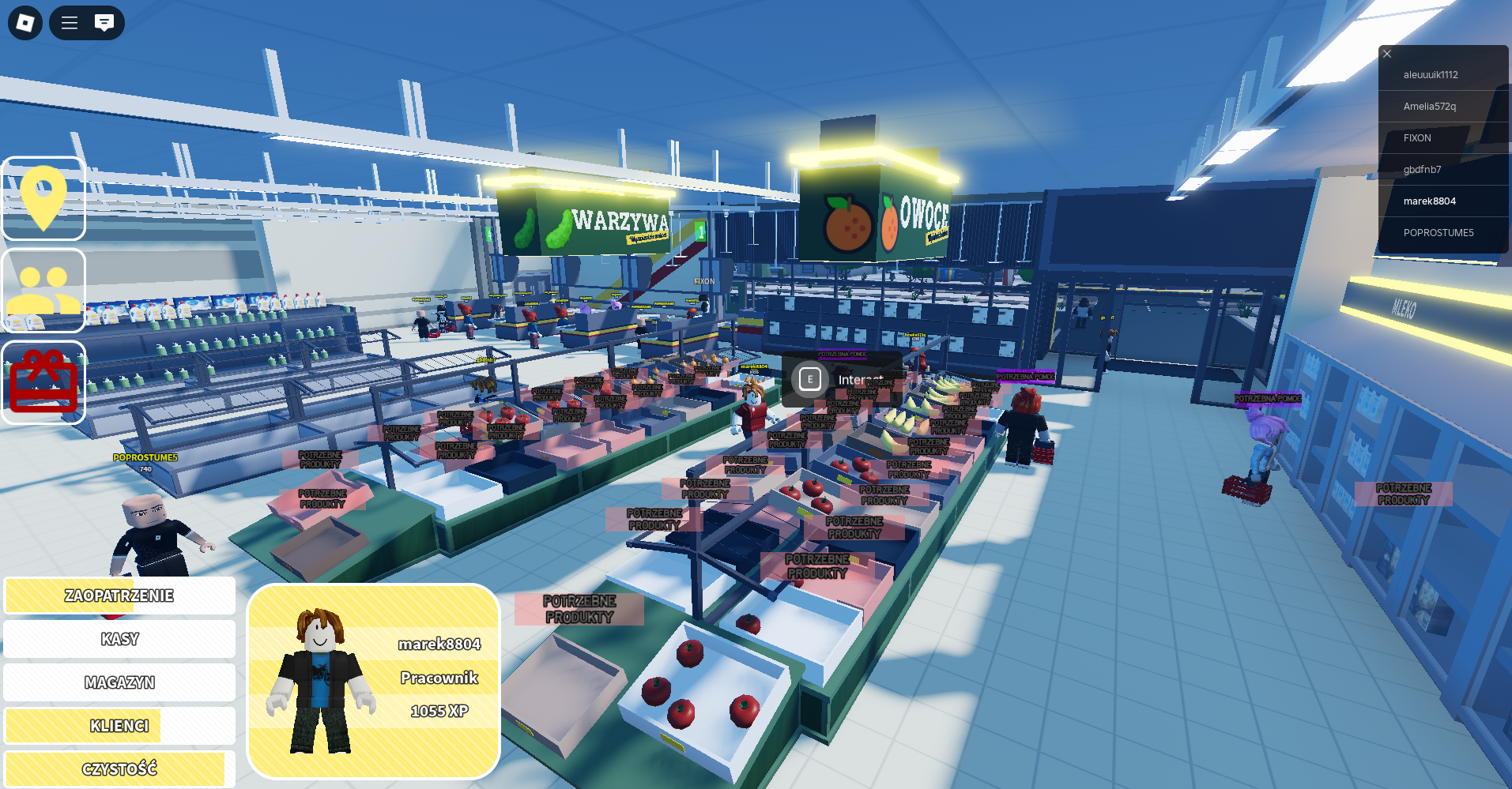 fot. Biedronka symulator Roblox 