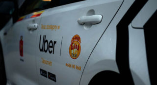 Uber taksometr dorożka