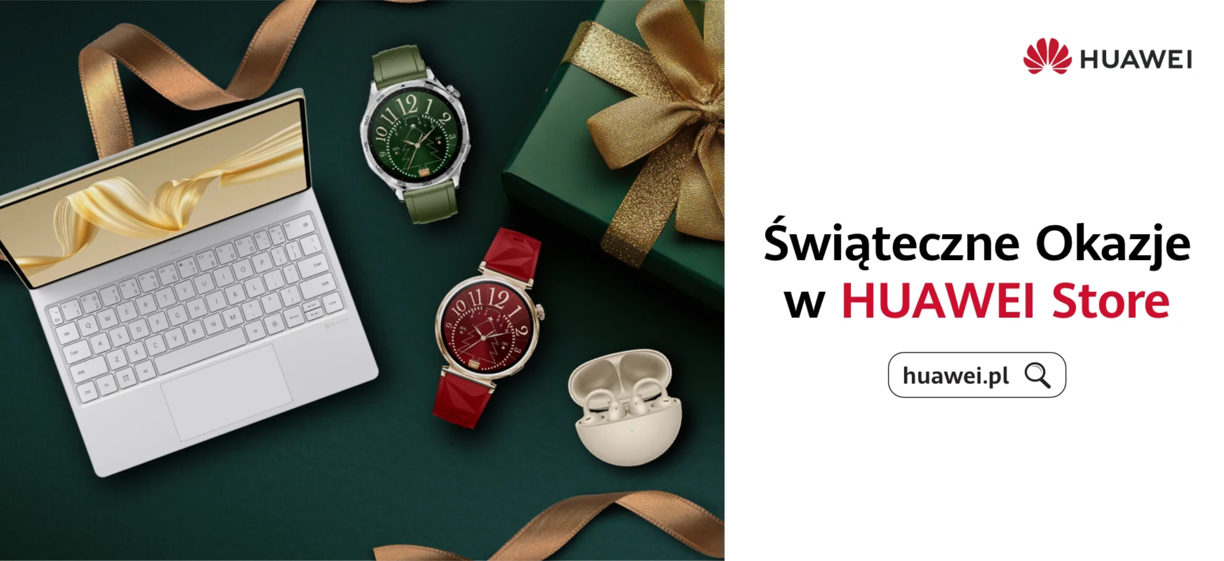 W opcjach możesz przebierać. Szukasz prezentu dla Niej, Niego lub Dziecka? Huawei to ma