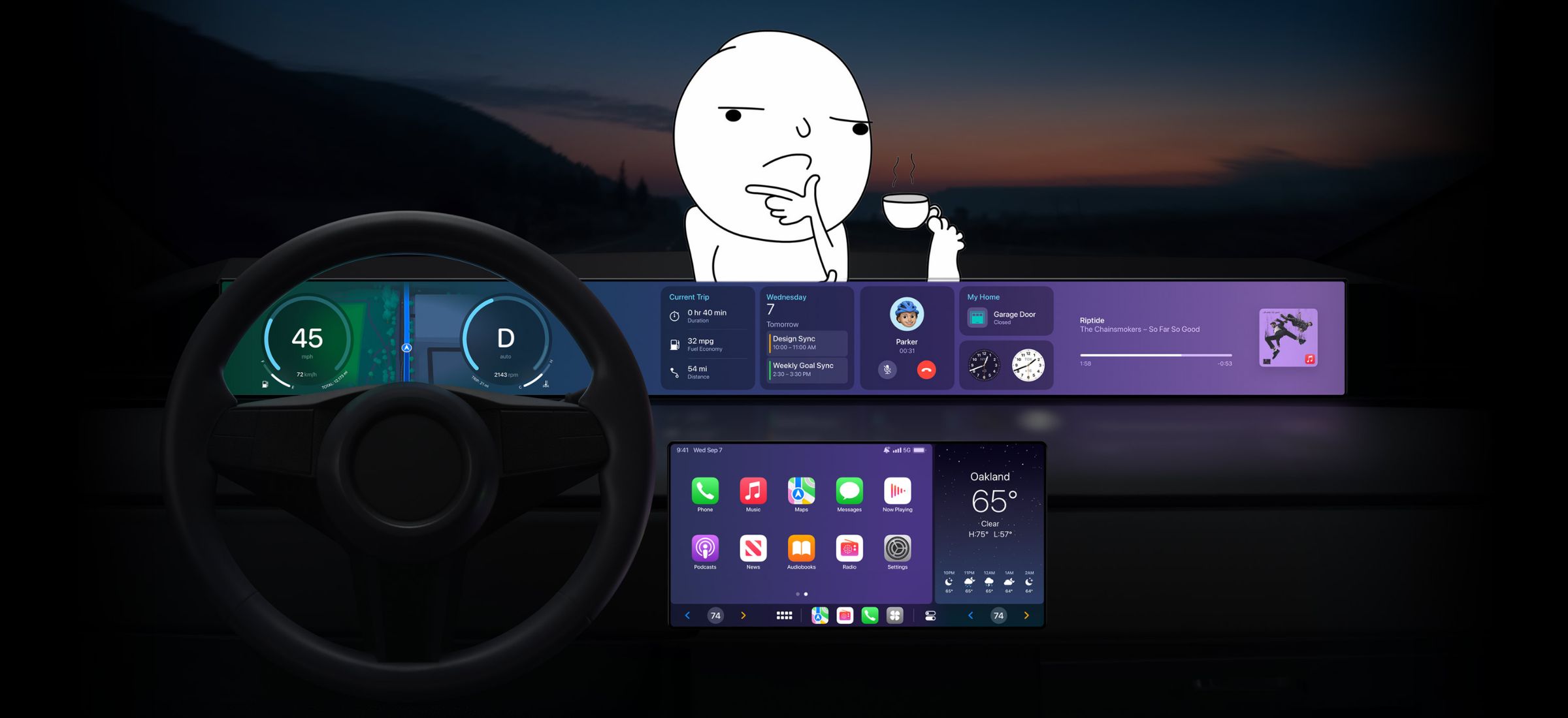 Apple przemówił w temacie nowego CarPlaya. Tak, będzie. Nie, nie pytajcie dalej