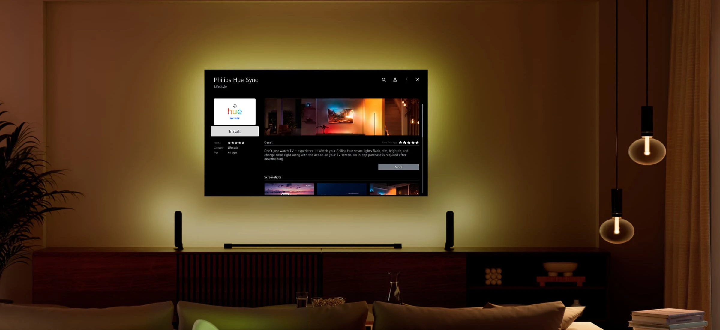 LG Philips Hue Sync