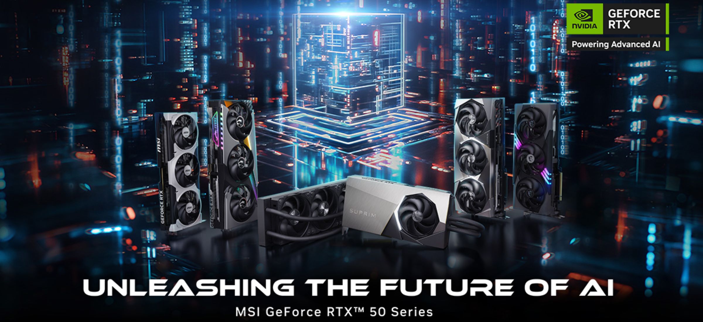 MSI wchodzi w epokę GeForce'a RTX 5000. Te karty graficzne niebawem trafią do twojego komputera