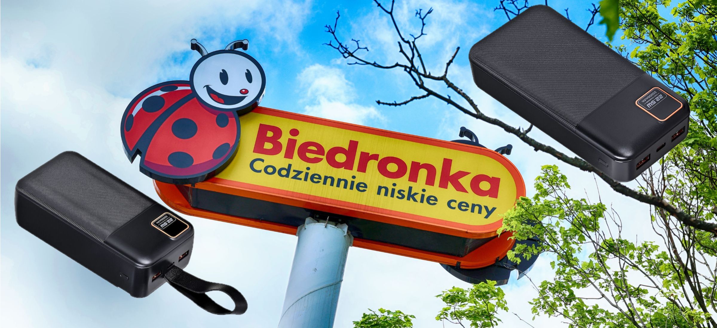 Biedronka ma świetną promocję. Dwa powerbanki do smartfona w cenie jednego