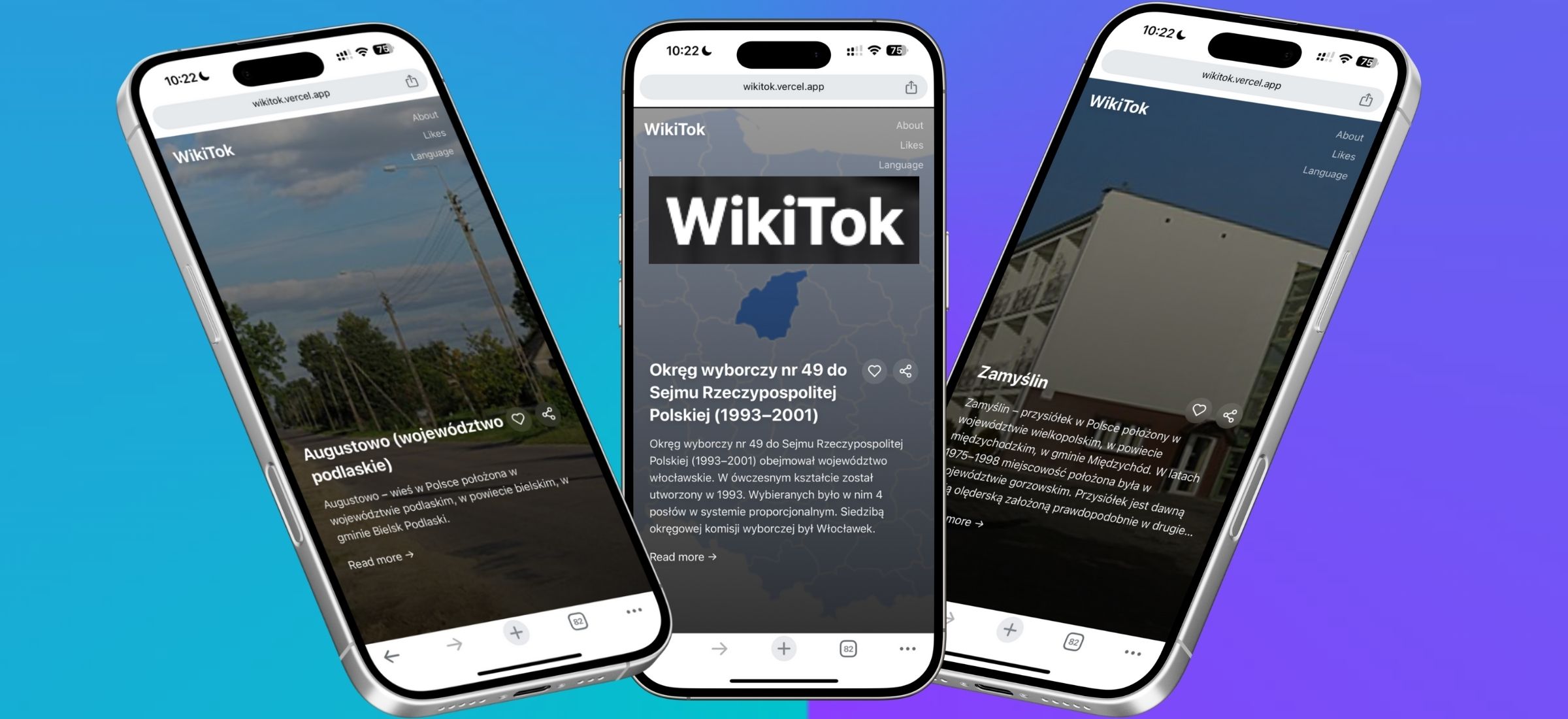 WikiTok to Wikipedia, która jest TikTokiem. Ta aplikacja podbija internet