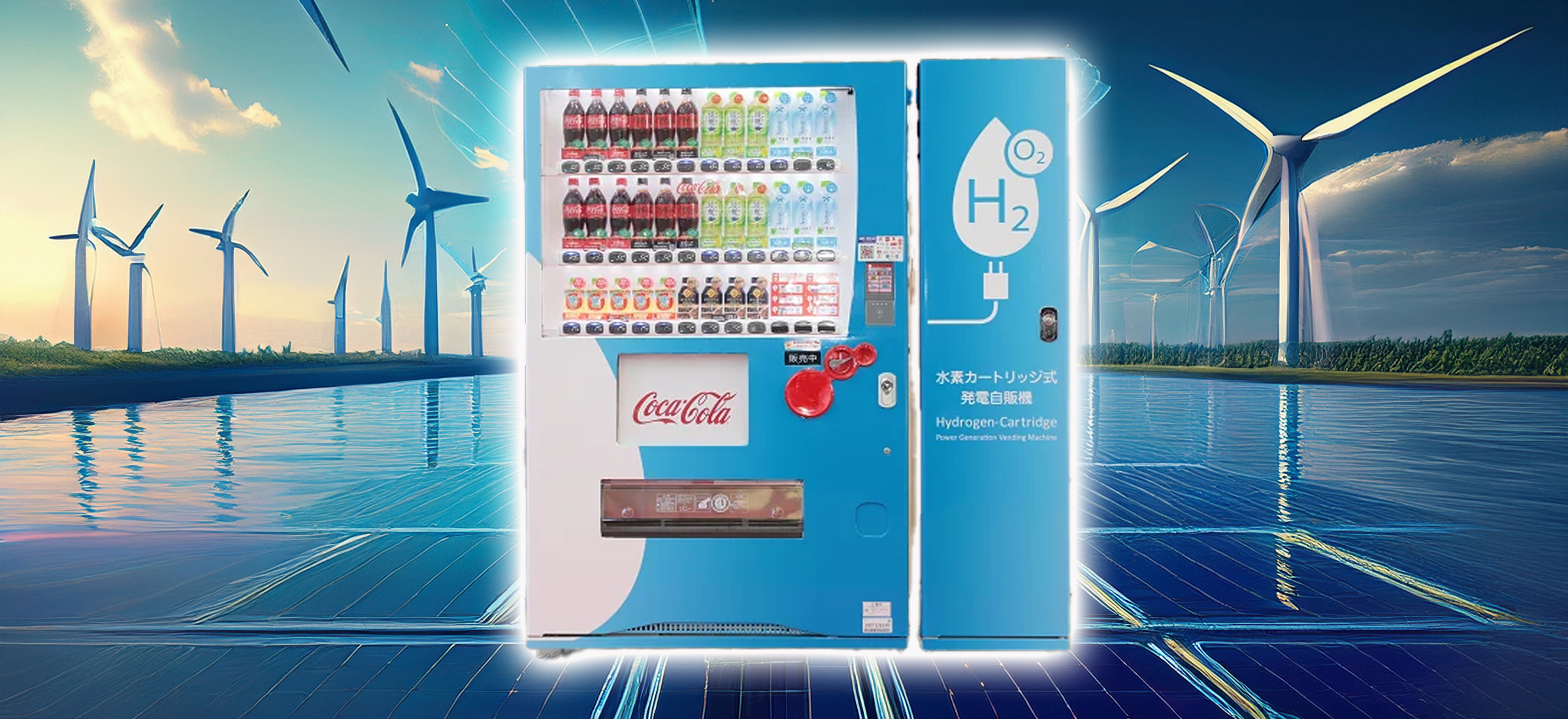 Coca Cola wprowadza automaty wodorowe, które nie potrzebują gniazdka. Jak to działa?