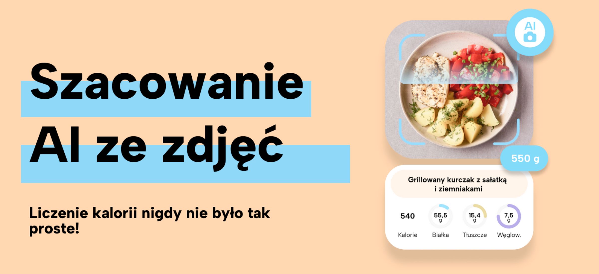 Robisz zdjęcie jedzeniu i telefon liczy ci kalorie. Polacy wprowadzili przydatną opcję