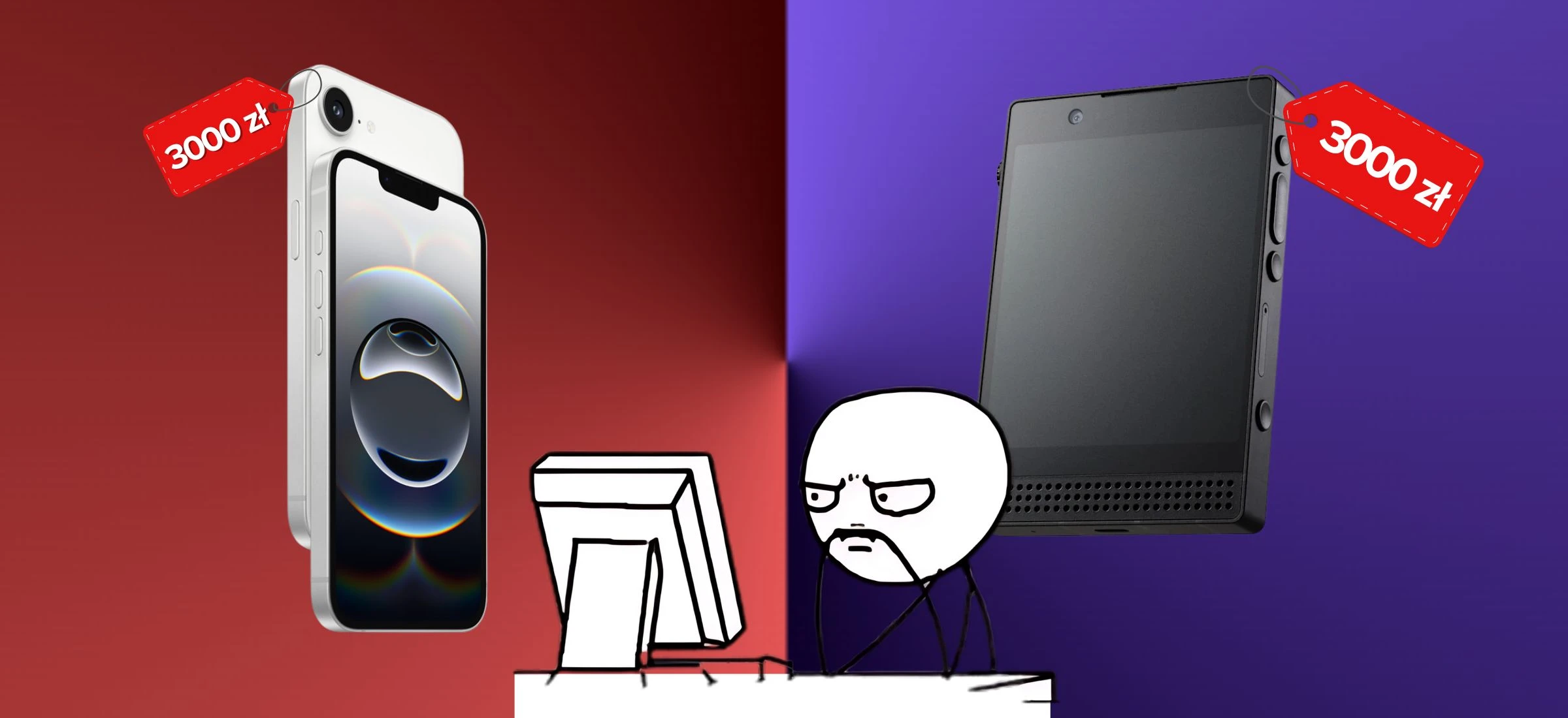 Light Phone 3 albo najnowszy iPhone. Co wybierzesz?