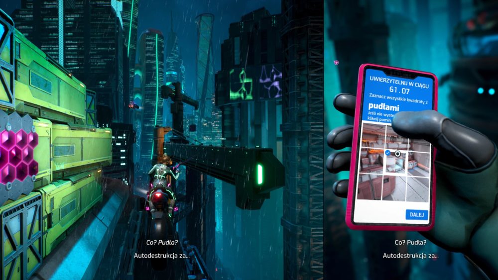 Prowadząc motocykl, gdy mój kompan walczył ze smartfonem, również