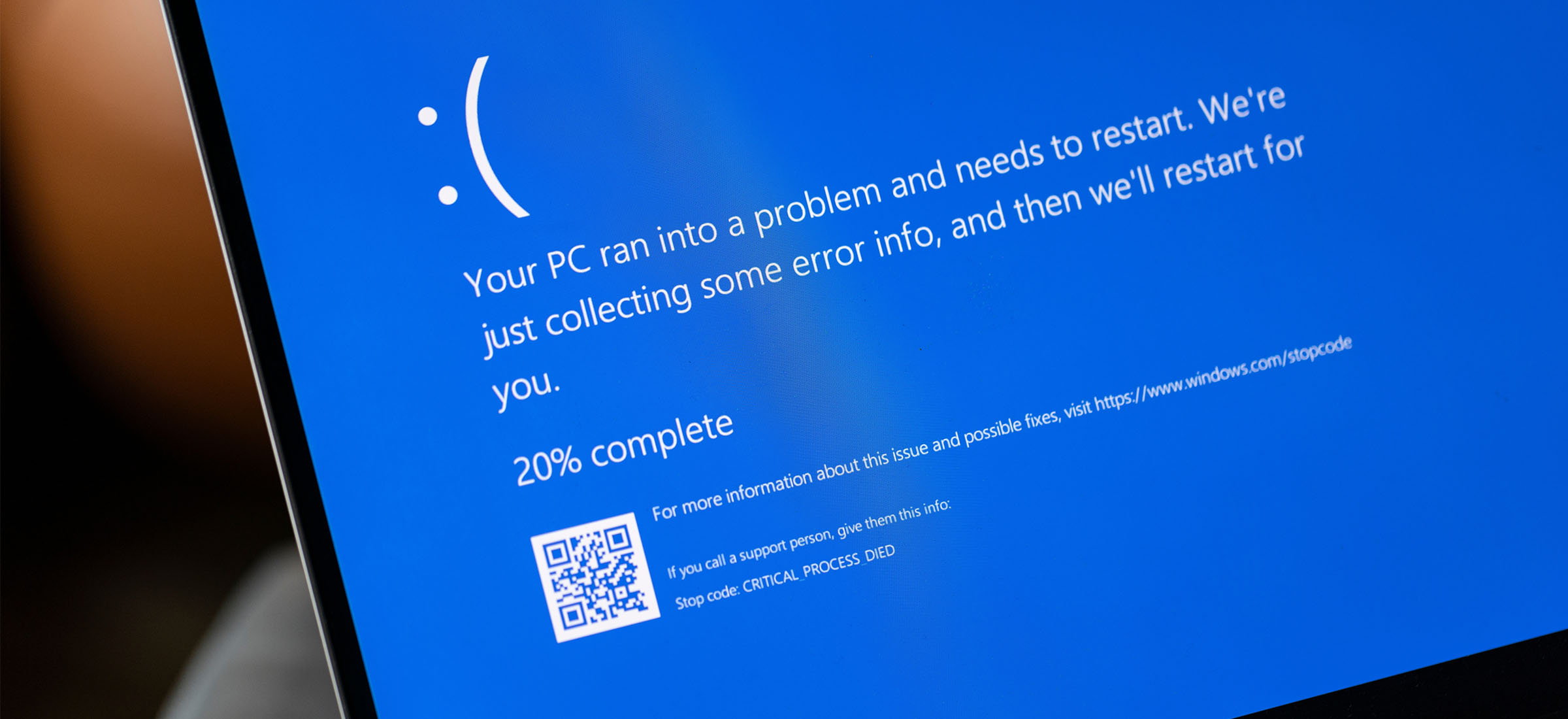 Zniknie niebieski ekran śmierci Windowsa. Microsoft szykuje coś innego