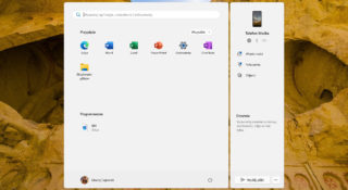 telefon Menu Start Windows 11