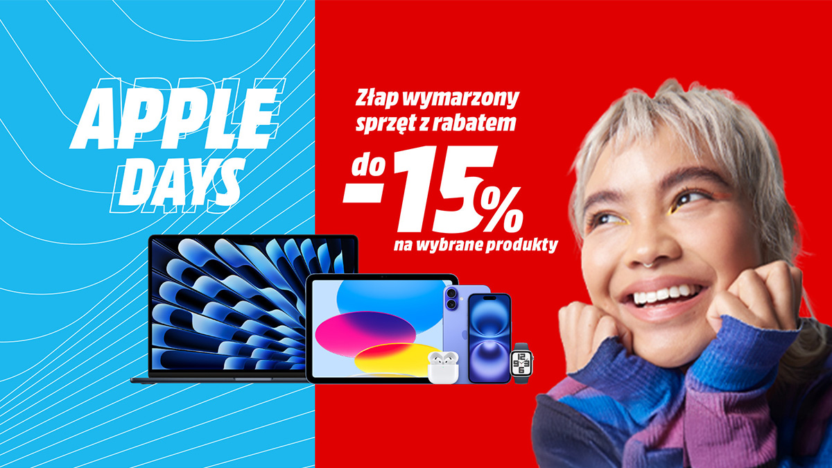 Ruszają Apple Days w Media Markt. Te oferty mogą zniknąć szybciej, niż myślisz