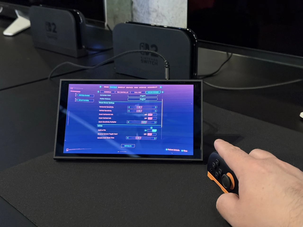 Nintendo Switch 2 Cyberpunk 2077 tryb myszy 