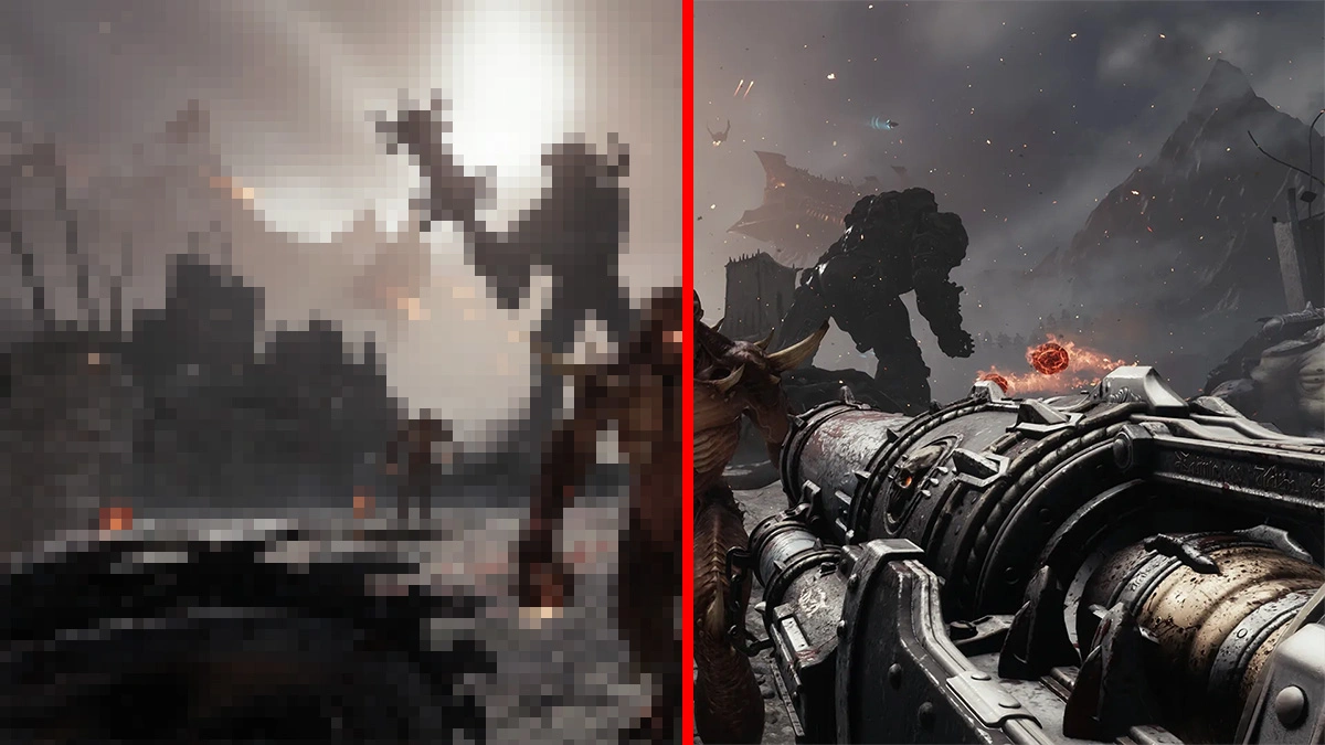 Doom DLSS fake frames Nvidia