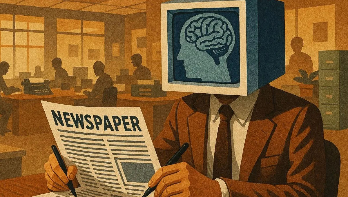Nieistniejący autor zrobił nieistniejący wywiad. W USA przyszłość mediów mają już dziś