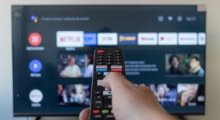Android Google TV komunikaty
