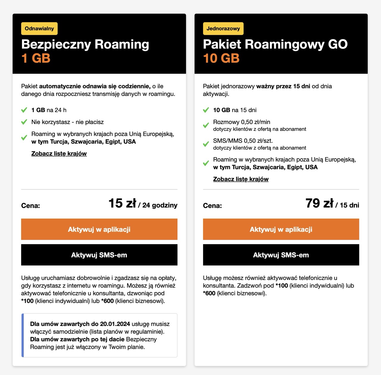 bezpieczny roaming orange