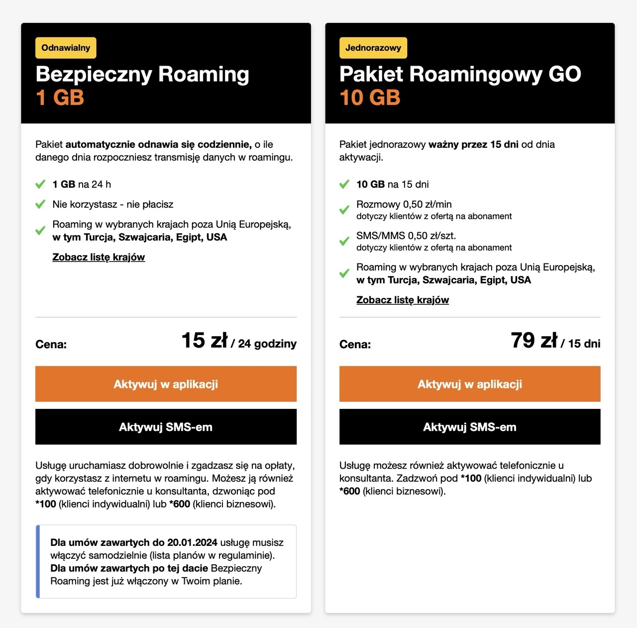 bezpieczny roaming orange 