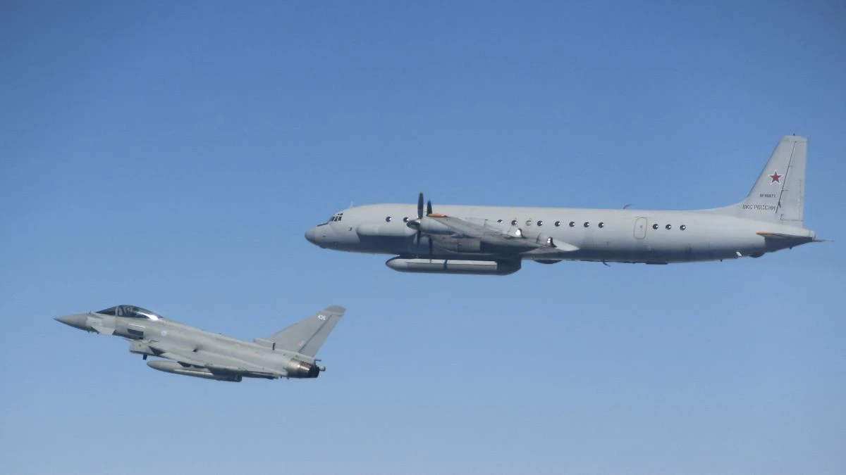 RAF poinformowało, że wychwyciło działania szpiegowskie Rosjan w okolicach wód NATO