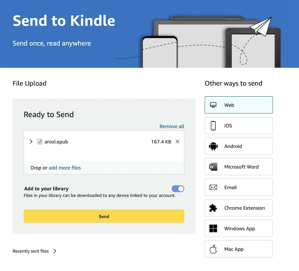 send-to-kindle-strona-internetowa-web-amazon-2025