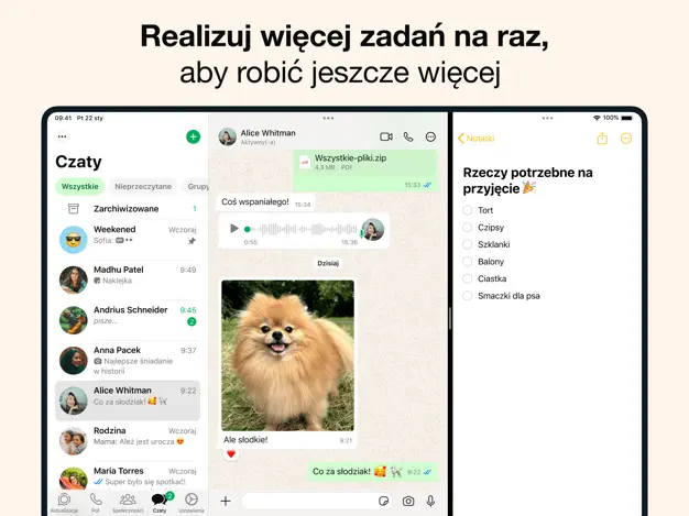 WhatsApp na iPada