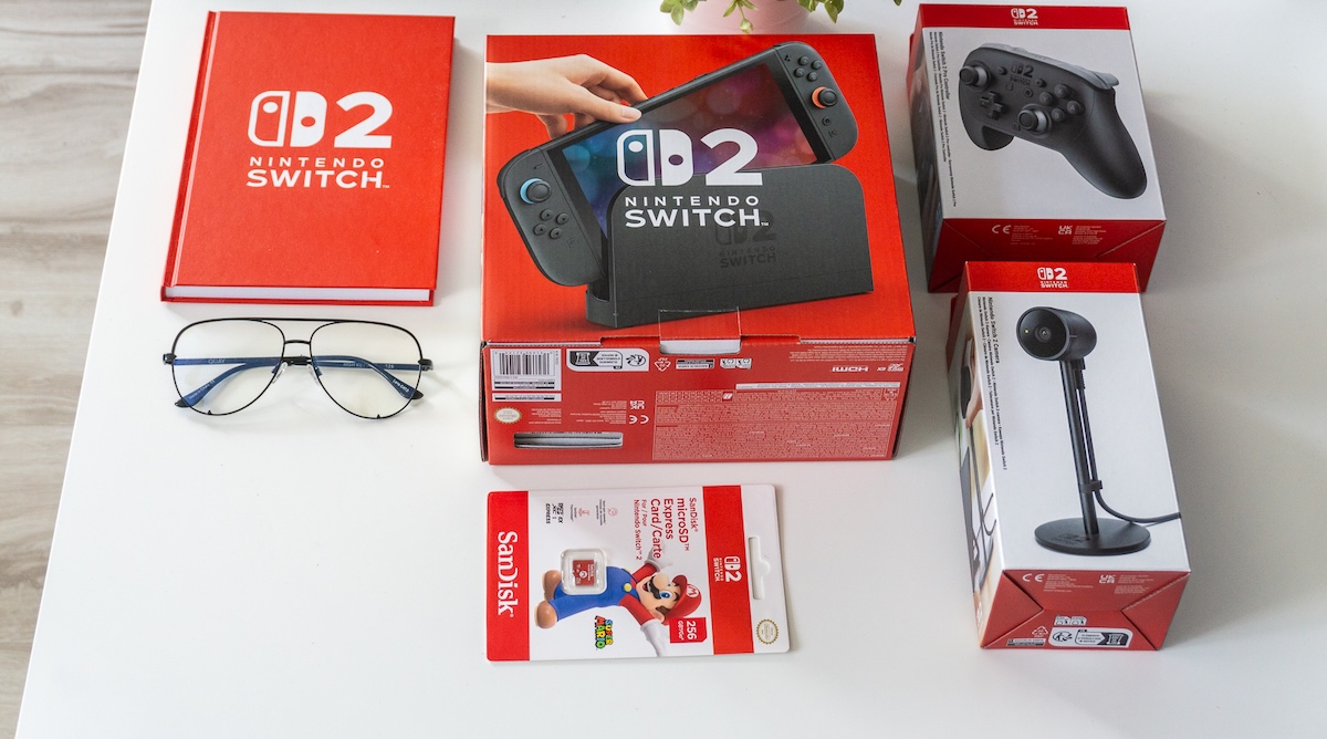 Mega unboxing Nintendo Switch 2: kamera, nowy pad i toster