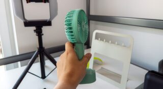 sprawdzilem wiatrak z woda z Action za 25 zl