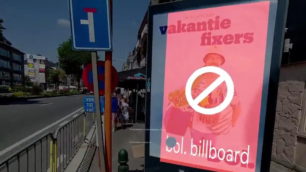blokowanie reklam w realu Snap AR