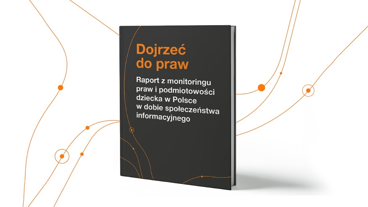 Dojrzeć do praw dzieci w sieci raport Fundacja Orange 2025 okładka