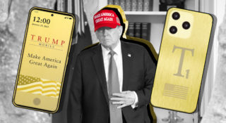 Trump Mobile będzie sprzedawać chiński złoty smartfon pod nazwą "T1 Phone"