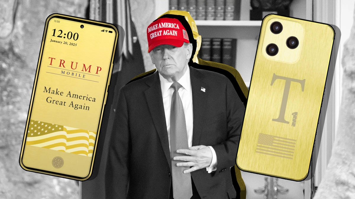 Trump Mobile będzie sprzedawać chiński złoty smartfon pod nazwą "T1 Phone"