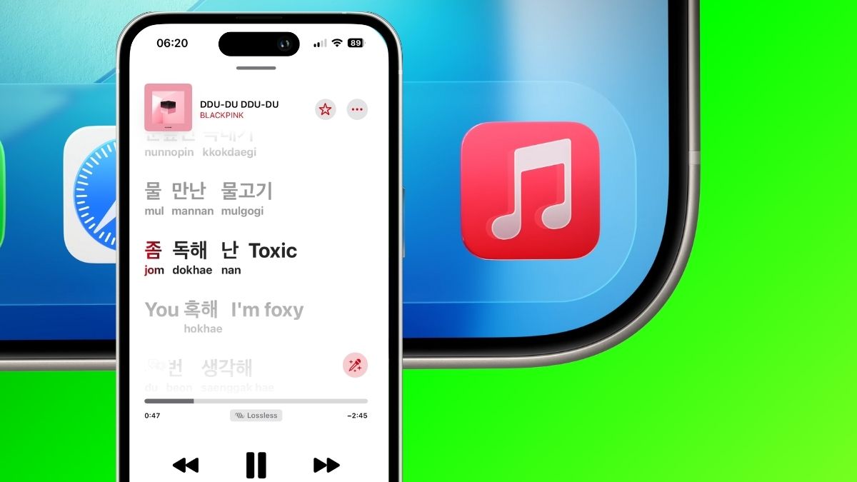 Apple Music w iOS 26. iPhone jako DJ, tłumacz i zestaw karaoke